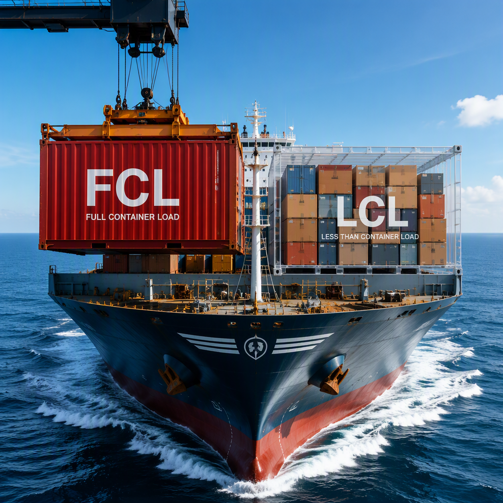 تفاوت FCL و LCL در کشتیرانی